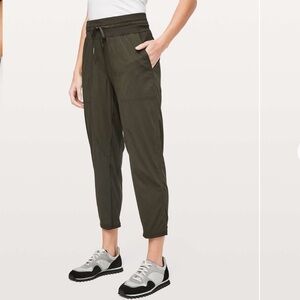 Lululemon Athletica Olive Green Crop Pants